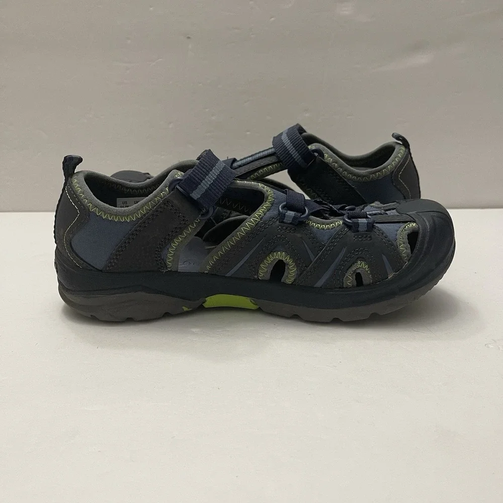 Merrell Kids Hydro‎ Hiker Waterproof Sandals Navy Green 4M Outdoor Play